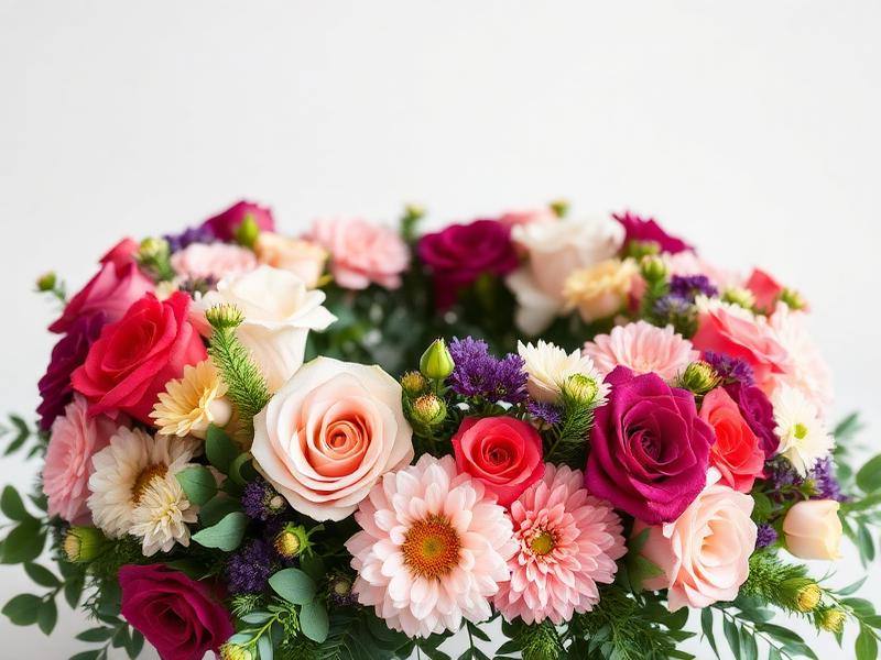 Arranjo floral misto colorido