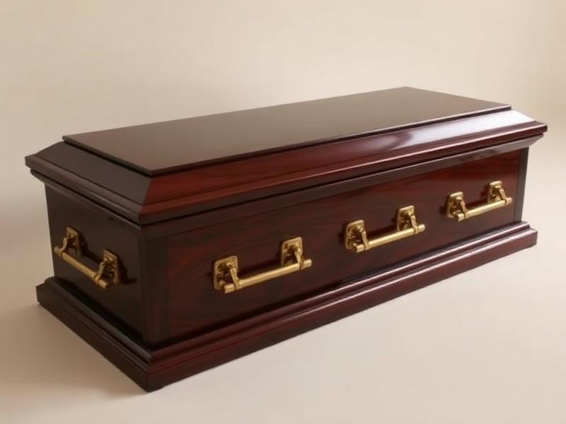 Urna funerária em mogno